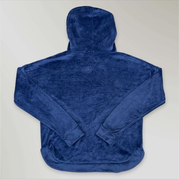 Denver Broncos Women's Velour Hoodie Sweatshirt Blue NFL Team Apparel Sz Sm - Picture 3 of 7